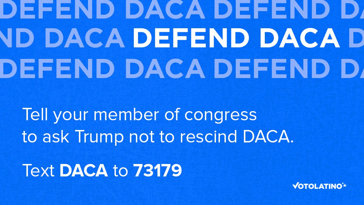 votolatino's tweet photo. Pressure is building, and we're gaining momentum. Help us by calling your member of Congress throughout the weekend. #DefendDACA #DACA https://t.co/yWb8HxWfT0
