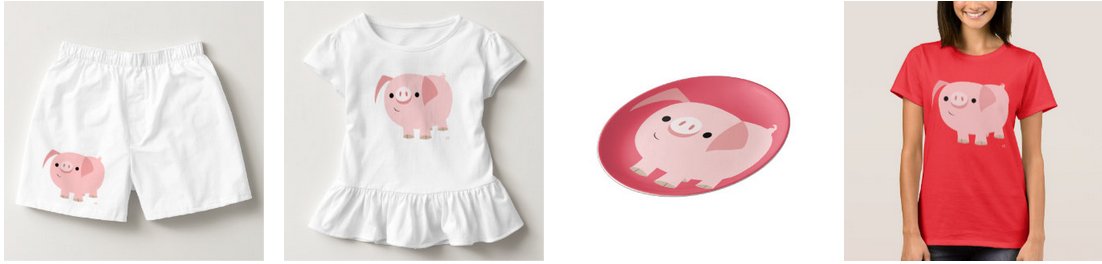 cheerfulmadness's tweet photo. Cute Cartoon Pig by Cheerful Madness!! collection https://t.co/CxQwR2eNMp #cheerfulmadness #tshirts https://t.co/3OEL1GOOwf