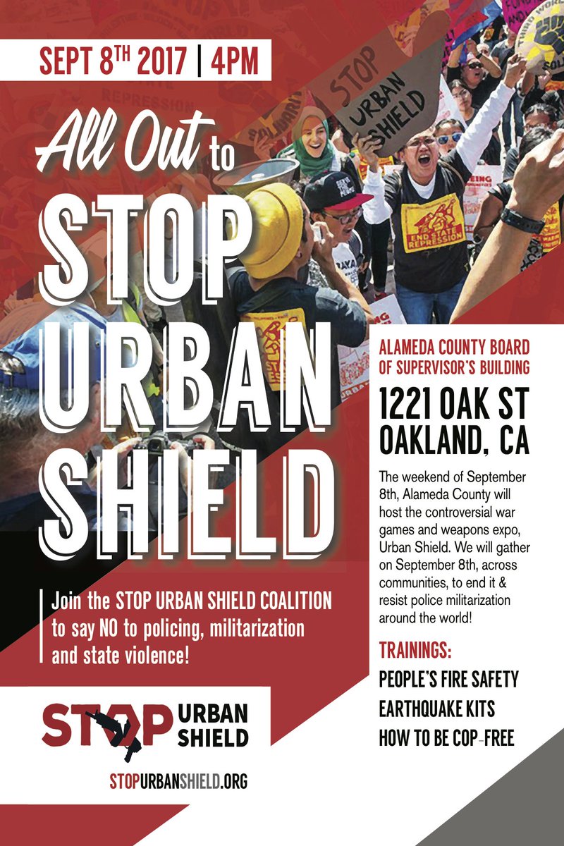 All Out to Stop Urban Shield! @ County Building | Oakland | California | United States