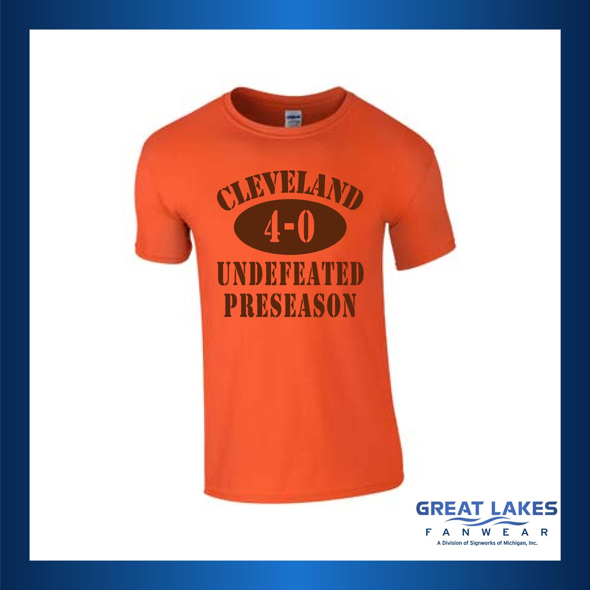 tOhioApparelCo's tweet photo. Celebrate the Undefeated Preseason the right way! T-Shirts, Hoodies, Long Sleeves with the statement on the front! 
https://t.co/gIaYnWYi4N https://t.co/VMNYtSLibt