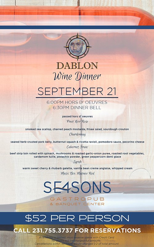 floatmyevent's tweet photo. Dablon Wine Dinner at SE4SONS
Thu, Sep 21, 2017 - 6pm
SE4SONS Banquet Center Muskegon Country Club
#ThisIsMuskegon
https://t.co/IJNaRydPLp https://t.co/m4SuLcrTsr