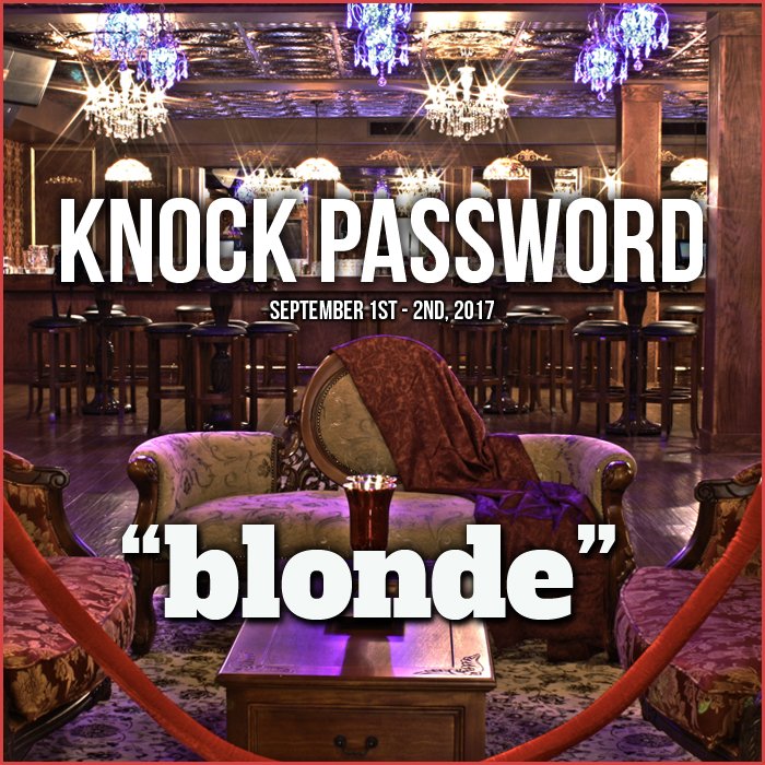 knock_hbg's tweet photo. #KnockPassword Sept 1st - 2nd "blow dry" #Harrisburg #Speakeasy https://t.co/gvxSbyMkzC