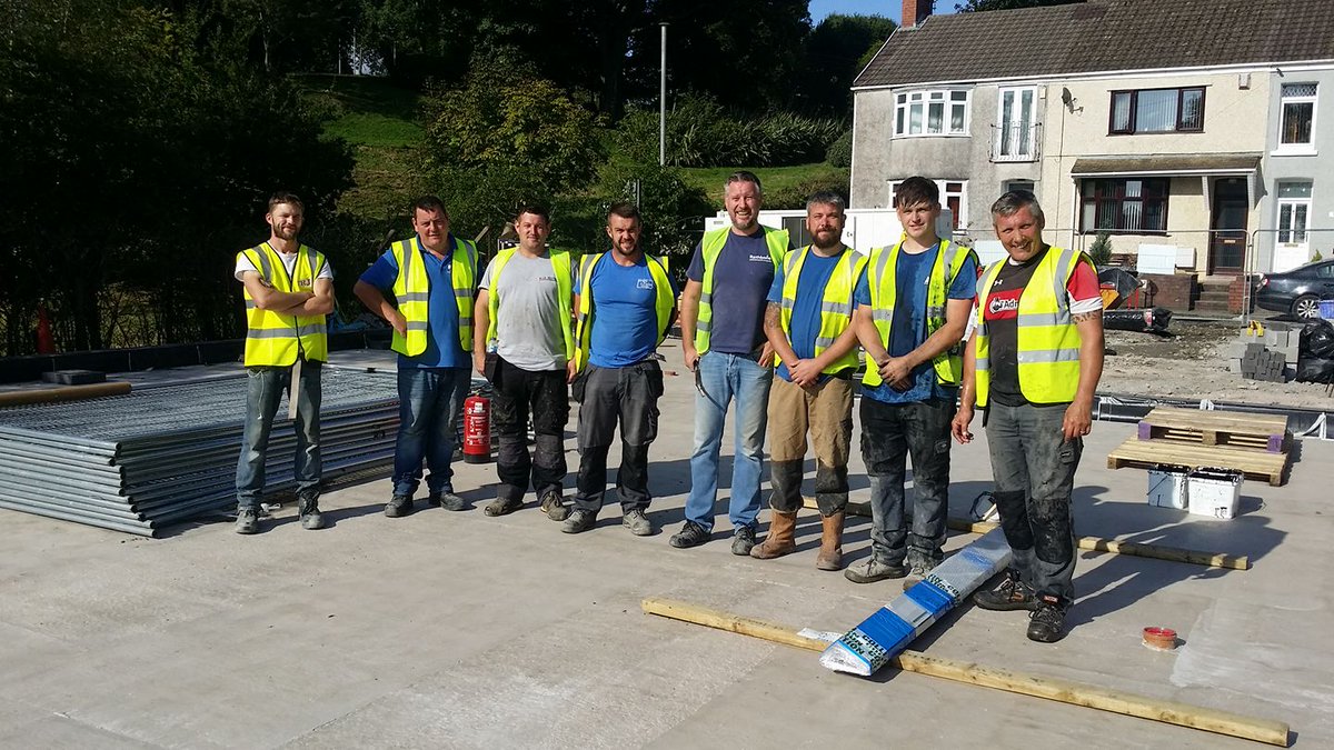DIYSOS's tweet photo. Thanks to everyone involved in getting the #DIYSOS Children in Need Swansea site ready for the timber frame next week! Excellent work! https://t.co/NJdwKlxhPs