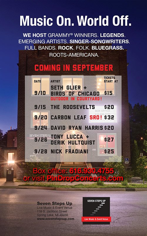 floatmyevent's tweet photo. Seven Steps Up - Concert Schedule
September, 2017
https://t.co/osSFoGT22T
https://t.co/OzhMFo2FMC
(616) 678-3618 https://t.co/sK6pQ6mAVg