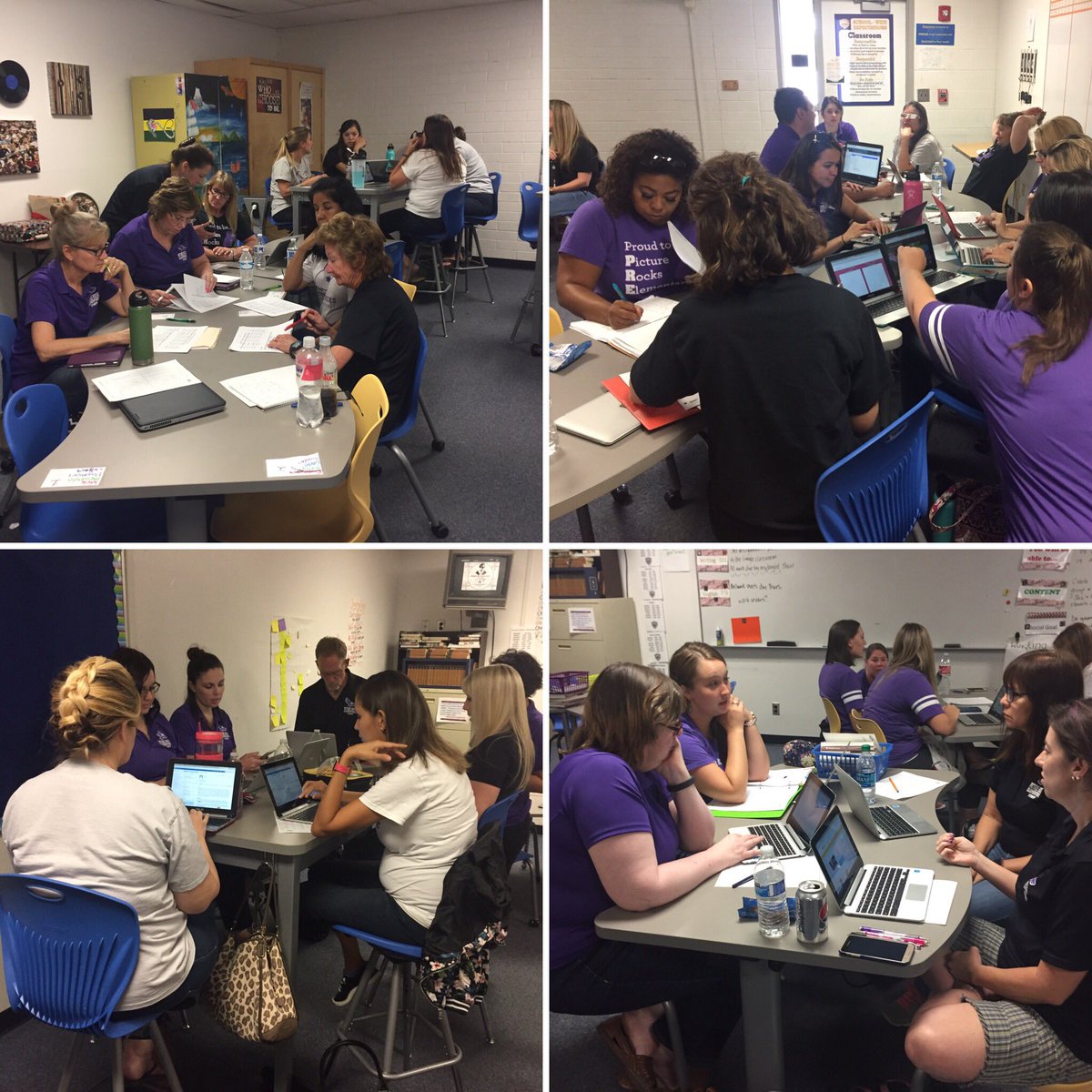 VScafede's tweet photo. PRE teachers collaborating durning PD day. #proudtobePRE https://t.co/Vwu4G3dNvm