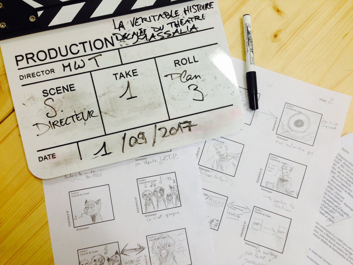 MWTMASSALIA's tweet photo. Jour de rentrée pour les MWT: scénario et tournage pour le 2nd MASSALIA TROTTERS MAG car dans 30 jours le @MassaliaTheatre fête ses 30 ans! https://t.co/YP76USd2cc