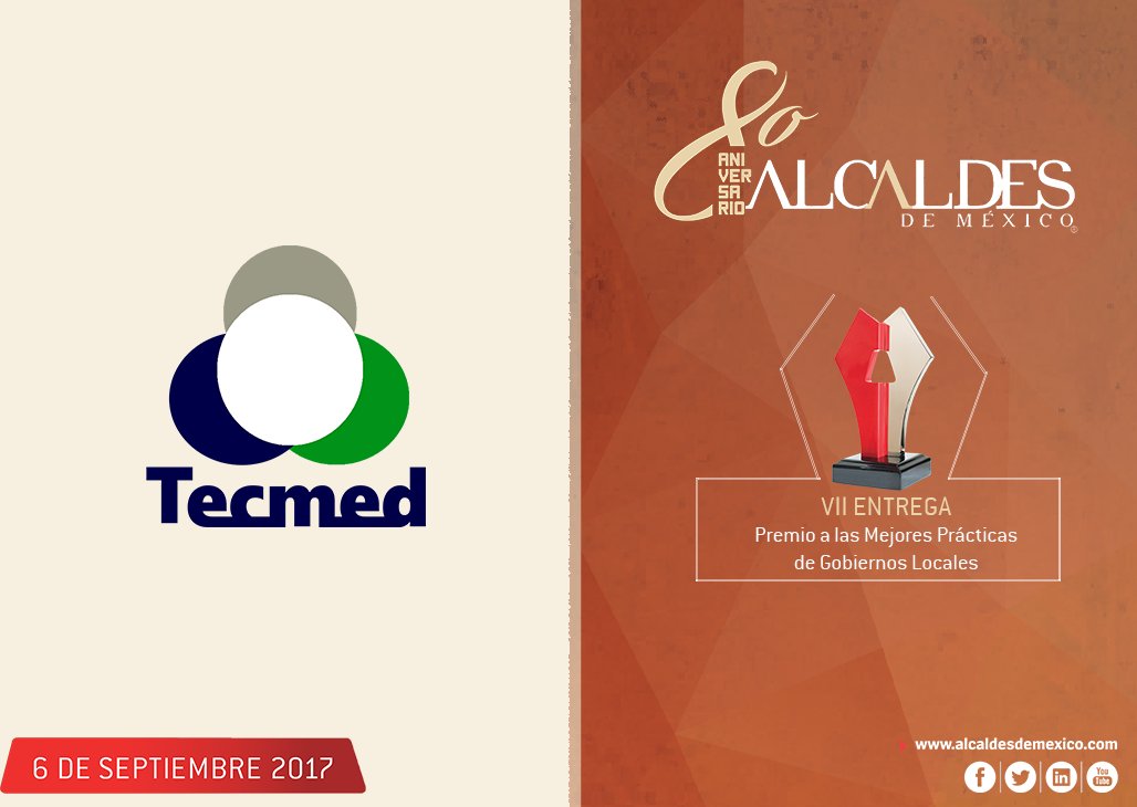 AlcaldesMexico's tweet photo. Proteja el medio ambiente con @TecMedmx, especialistas en el manejo de residuos e ingeniería ambiental; presente en #PremiosAlcaldes https://t.co/t5B4G80yUy