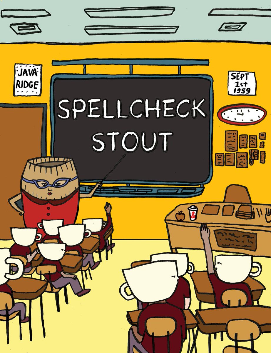 Spellcheck Stout at <a href="/kumandgo/">Kum & Go</a> growler stations today!! Sir Moch-a-Lot brewed with Java Ridge cold brew and aged in <a href="/CedarRidgeIowa/">Cedar Ridge Whiskey</a> barrels!