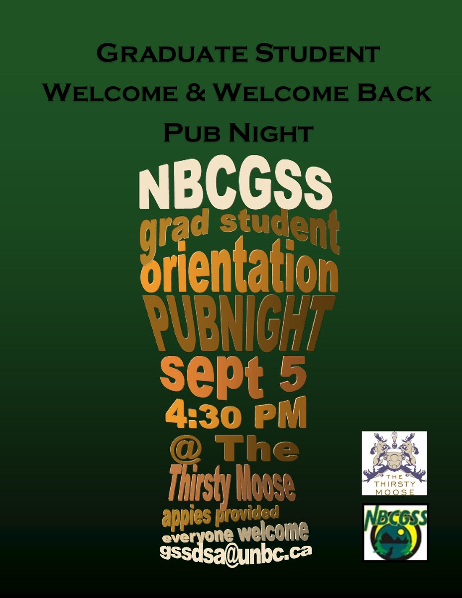 NBCGSS Presents Graduate Student Welcome and Welcome Back Pub Night!