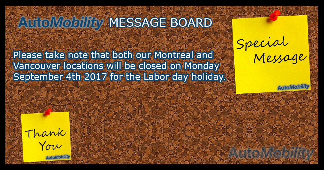 Automobility1's tweet image. Labor day holiday message ;-)