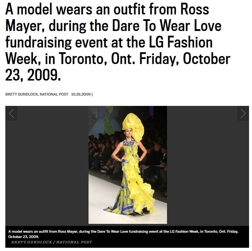 Ross Mayer On Twitter Blast From The Past A Model Wears An