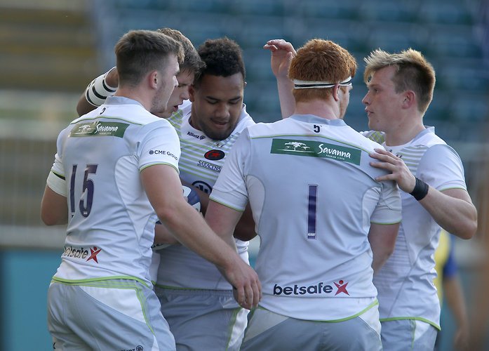 Saracens's tweet photo. FULL-TIME: Saracens Storm record their first win of the season with a comprehensive 13-65 win over Bath United at the Rec, well done lads! https://t.co/bFV7qgr0BQ