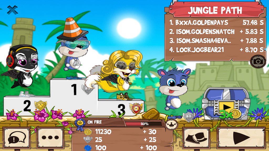 AyonMathis's tweet photo. I just beat a golden fox! #funrun2 #GoldenSnatch #Smasha4evA0K #JoGBear21 https://t.co/7YY6SnlrNX