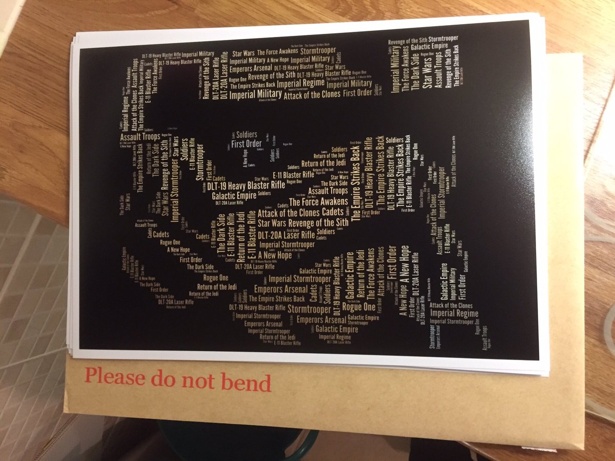 AGT79's tweet photo. Know a Star Wars fan?
I'm giving this print to a follower at 11pm
To enter;
- RT
- Follow me
Thanks! https://t.co/3NJxVo2wlM