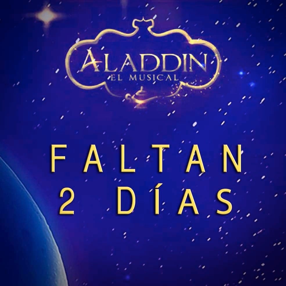 "ALADDIN" el majestuoso musical en VALENCIA el 3 de septiembre a las 3:00 pm en el @teatromunicipaldevalencia.