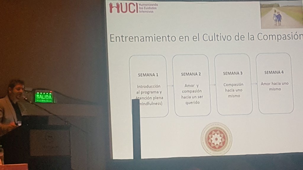 RuthMoli's tweet photo. Compasión #HumanTool que llevamos todos, acercarse y comprender el sufrimiento para prevenir y aliviar el sufrimiento @HUMANIZALAUCI #27SATI https://t.co/BPIbx1wMwU