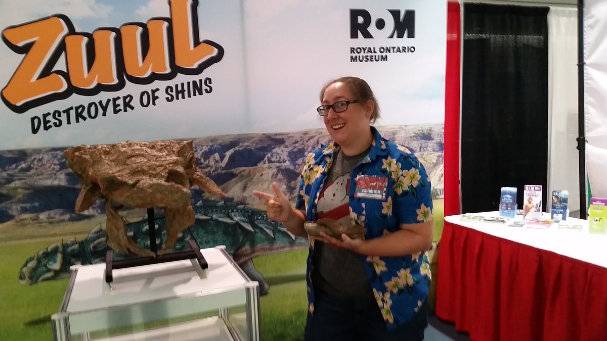 VictoriaArbour's tweet photo. I'm at @FANEXPOCANADA with #DinoZuul today and tomorrow -come by and say hi! https://t.co/YhD1JRdsNa