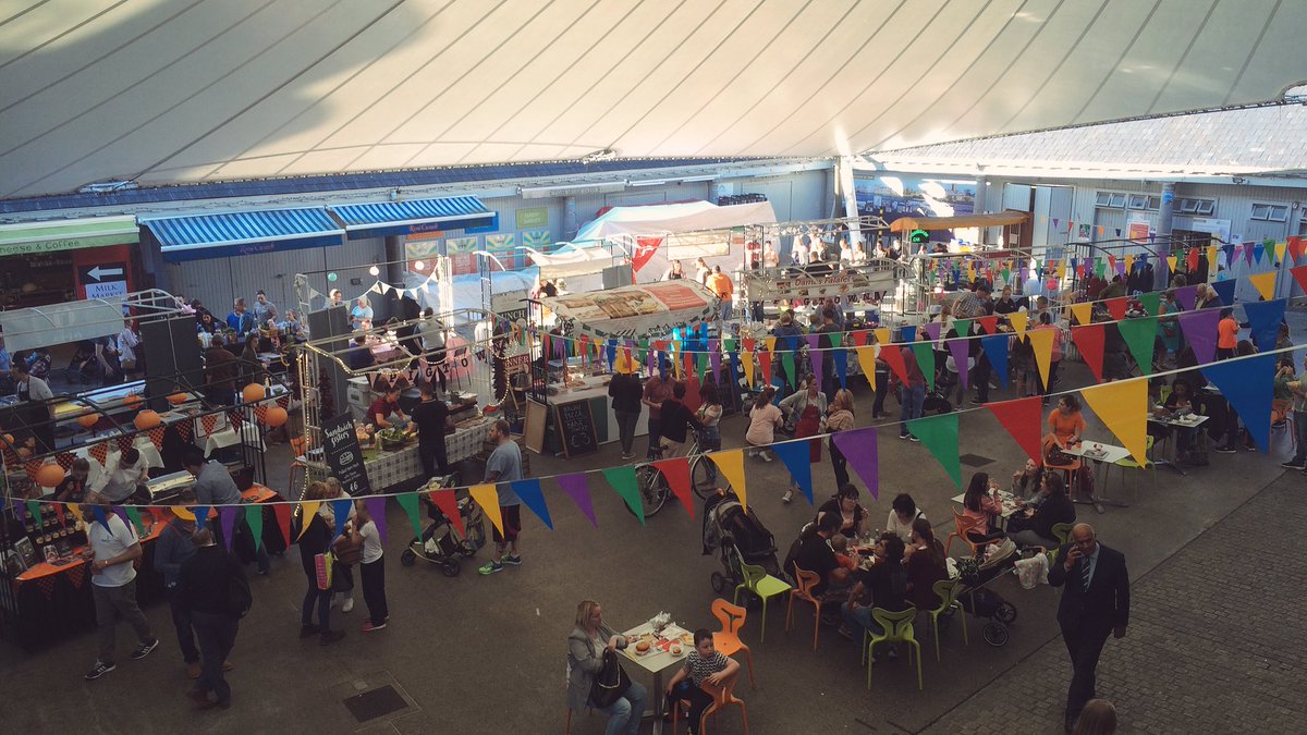 DesignByLucia's tweet photo. The Milk Market #limerick is hoppin with the Pigtown event, well worth a visit if you're around town this eve. #pigtownlimerick https://t.co/nIdvhc8OWn