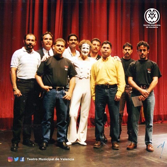 Mañana se cumplen 19 años de la primera visita del maestro Marcel Marceau a nuestro majestuoso Teatro Municipal de Valencia.