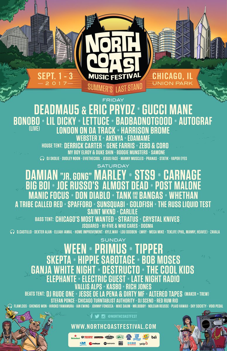 RUNTHETRAP's tweet photo. Headed to @northcoastfest this weekend? Here's some acts you absolutely should not miss!

https://t.co/T9k7u2gbKT https://t.co/sty6IeRxX4