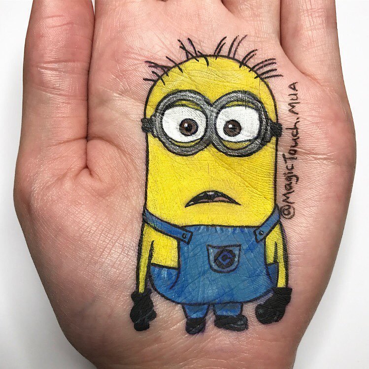 DespicableBox's tweet photo. Which Minion would you want drawn on your hand? #DespicableBox #minions #minionsrule #minionslovers #despicableme #builtbyculturefly https://t.co/S9aLFTm6j7