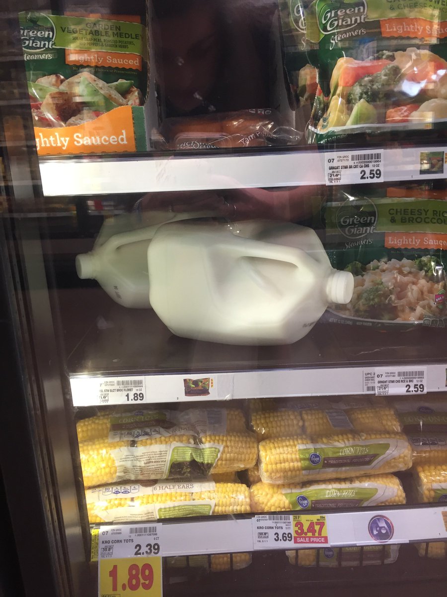 HEY whoever's putting gallons of buttermilk in the frozen corns section plz cut that shit
