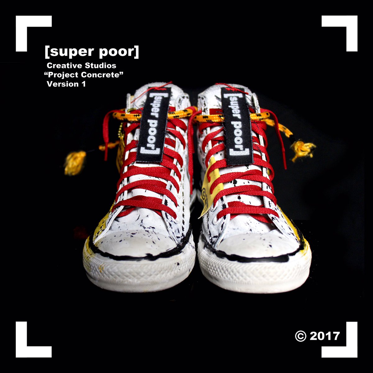 SuperPoorKids's tweet photo. Here's a full look at our customized 
[project concrete] chucks for @virgilabloh 's #OFFcampuschucks campaign 

⚡️[show some love and RT]⚡️ https://t.co/uauac4Ccvo