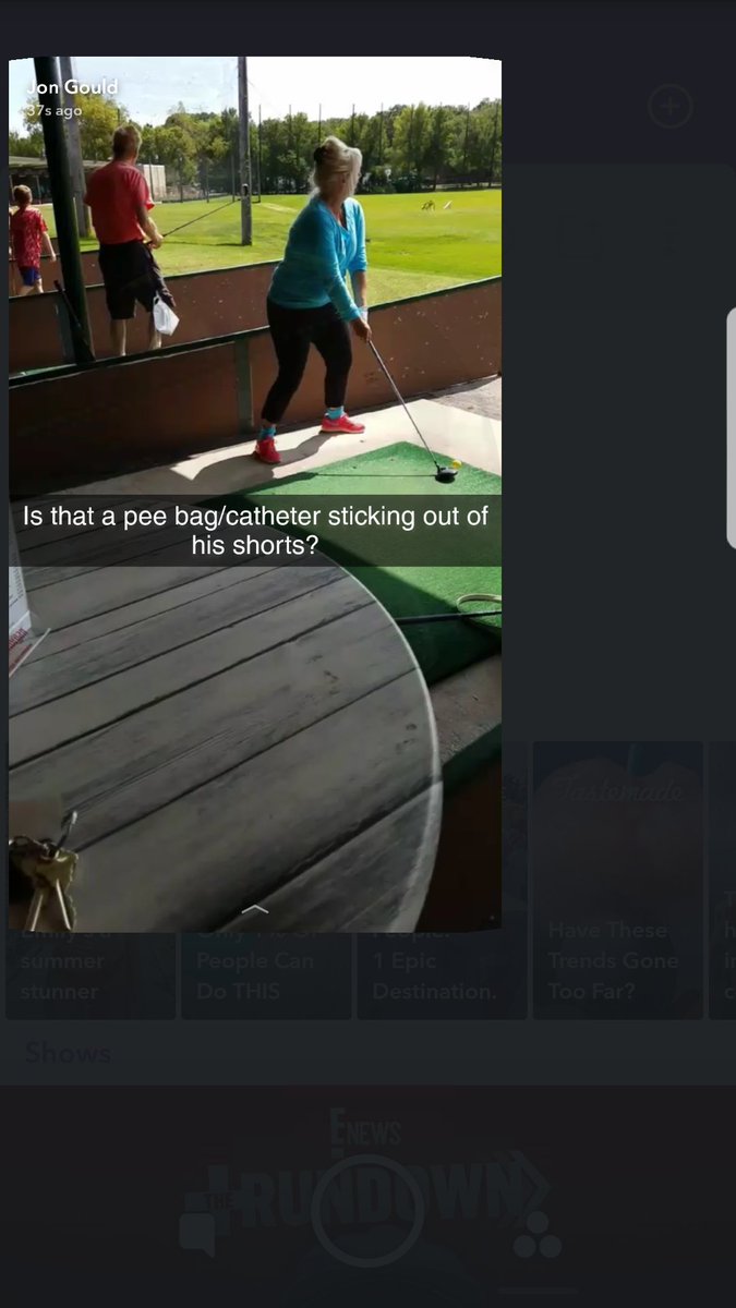ingouldwetrust's tweet photo. Just your average trip to the driving range #peebag #bagopee https://t.co/o6DFhDR6Sj