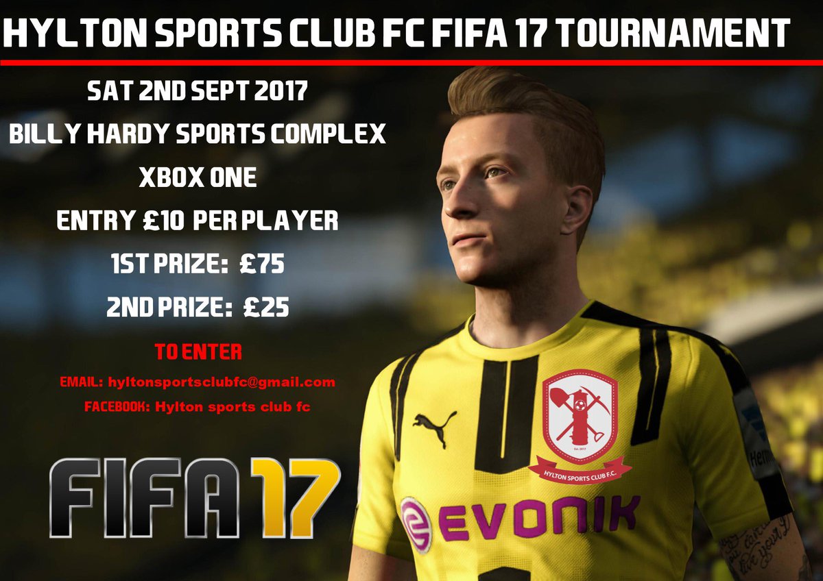 Fifa Tournament tomorrow at the billy hardy Sports Complex Castletown Sunderland. Get in touch to get involved! support a local club