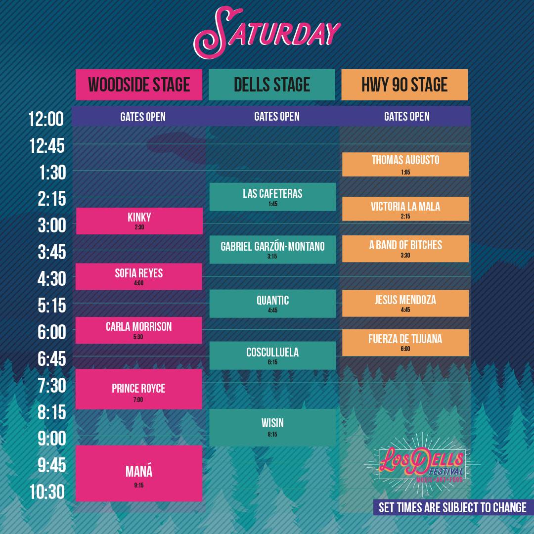 #Manáticos les compartimos el horario en el que se presentará <a href="/manaoficial/">Maná</a> <a href="/losdellsfest/">Los Dells Festival</a> 🙌 Compartan sus fotos con el hashtag #ManáEnDells