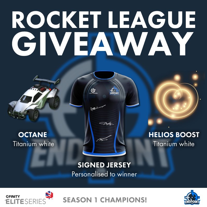 TeamEndpoint's tweet image. WE WON!!!

To celebrate our @Gfinity Elite Series championship Title we are running a Rocket League GIVEAWAY! 

RT &amp;amp; FOLLOW TO ENTER.
