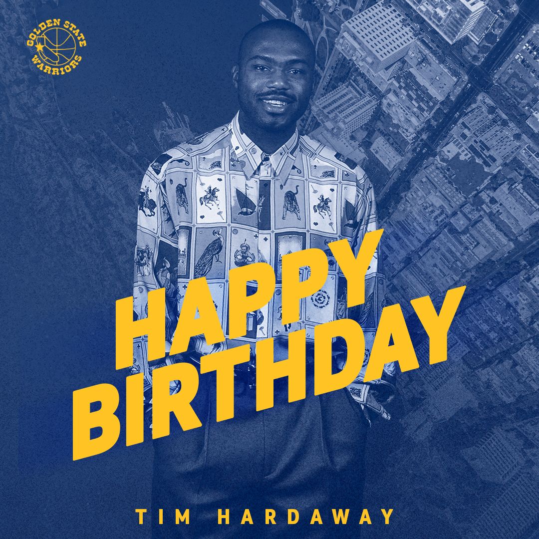  please joining us in wishing Tim Hardaway a happy birthday! 