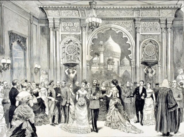 Entertaining in the Grand Salon tonight.