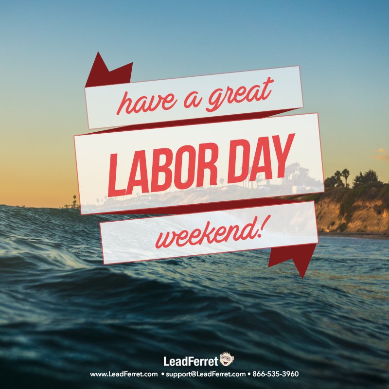 LeadFerret1's tweet photo. Stay cool and dry this weekend!  #LaborDayWeekend @LeadFerret1 #LeadFerret #DataScience #Data #BigData #API #SocialMedia #marketing #b2b https://t.co/YFotQokMZE