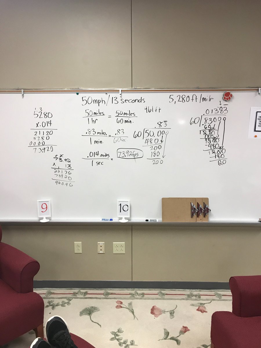 hodgetech's tweet photo. We imitated and timed ourselves texting and driving today.  Calculating distance traveled in that time next wk.  Stay tuned! #stjtigerpride https://t.co/EDxPpIvR4V