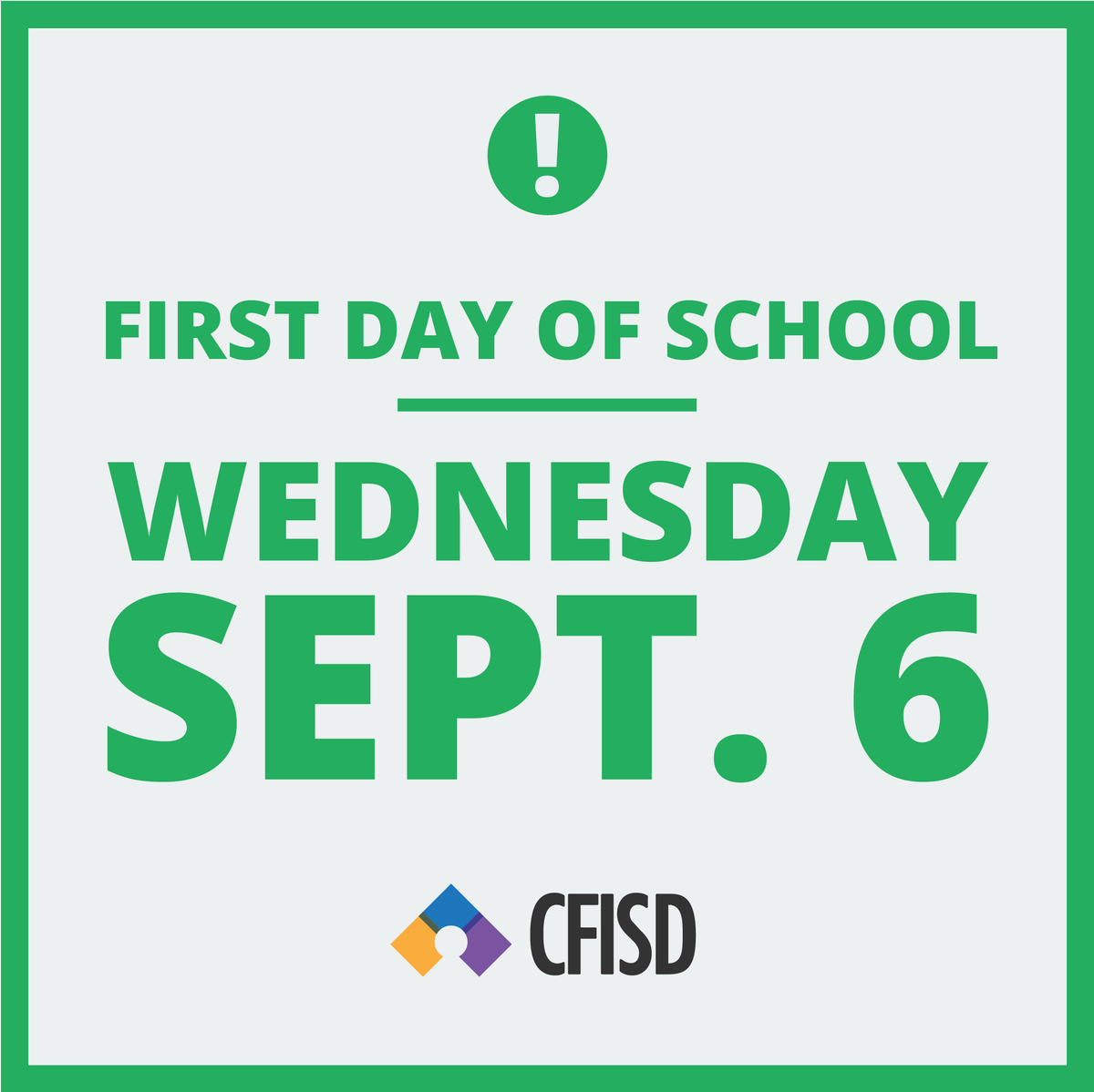 CyFairISD's tweet photo. Read Dr. Henry's latest blog post, updating the community on the revised school start date: https://t.co/OyJP3Tp0Y6 https://t.co/U0L6zhUTg5