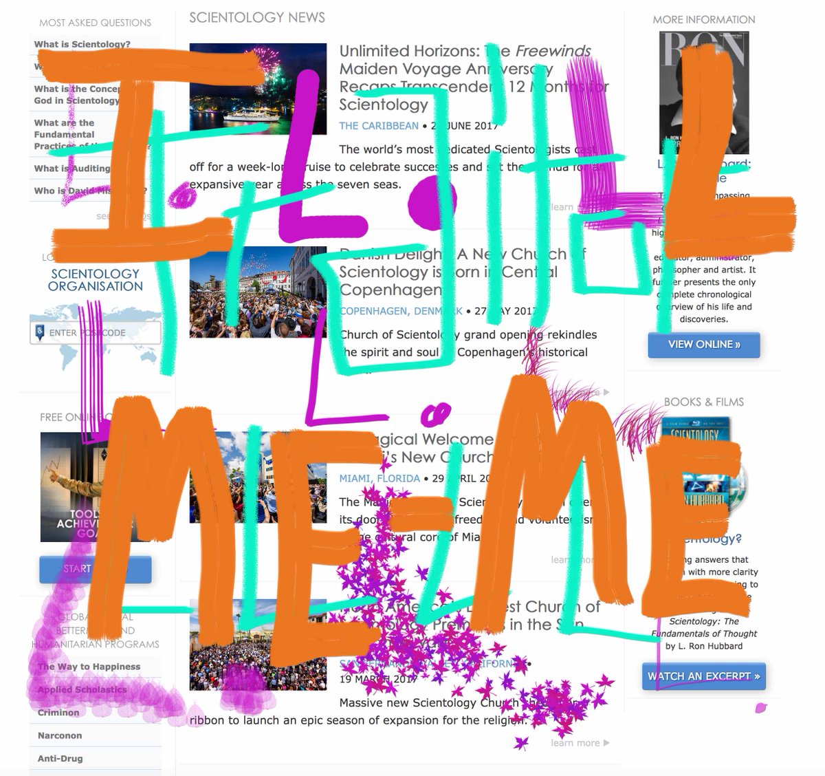 IMTgallery's tweet photo. #ME-ME #Traitor #IMTraitor
#Church #Of #Traitors #And #Galleries
#New #MEMES #From #IMTraitor #And # LRonHubbard https://t.co/4KnnMynTkw