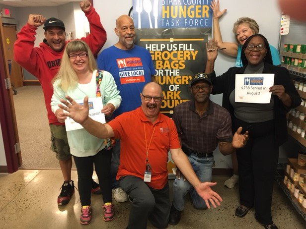 StarkHunger's tweet photo. We are celebrating a record breaking month! 4,738 served in August! πππ #hungerfighter #recordbreaking #volunteers #starkhunger #pantry https://t.co/aF9FqY4NtP