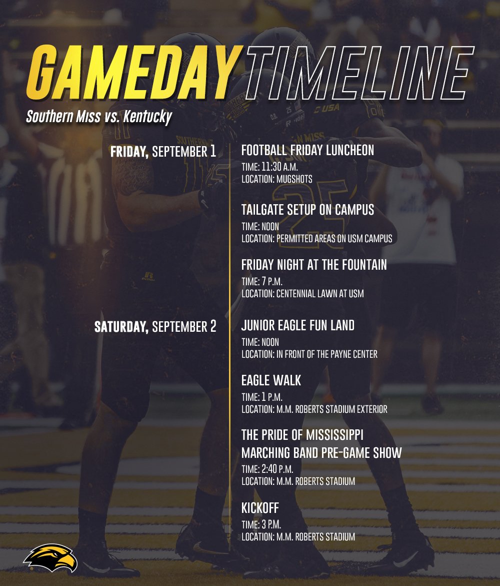 USMGameday's tweet photo. 🏈 IS HERE https://t.co/bAC7zwhR7B