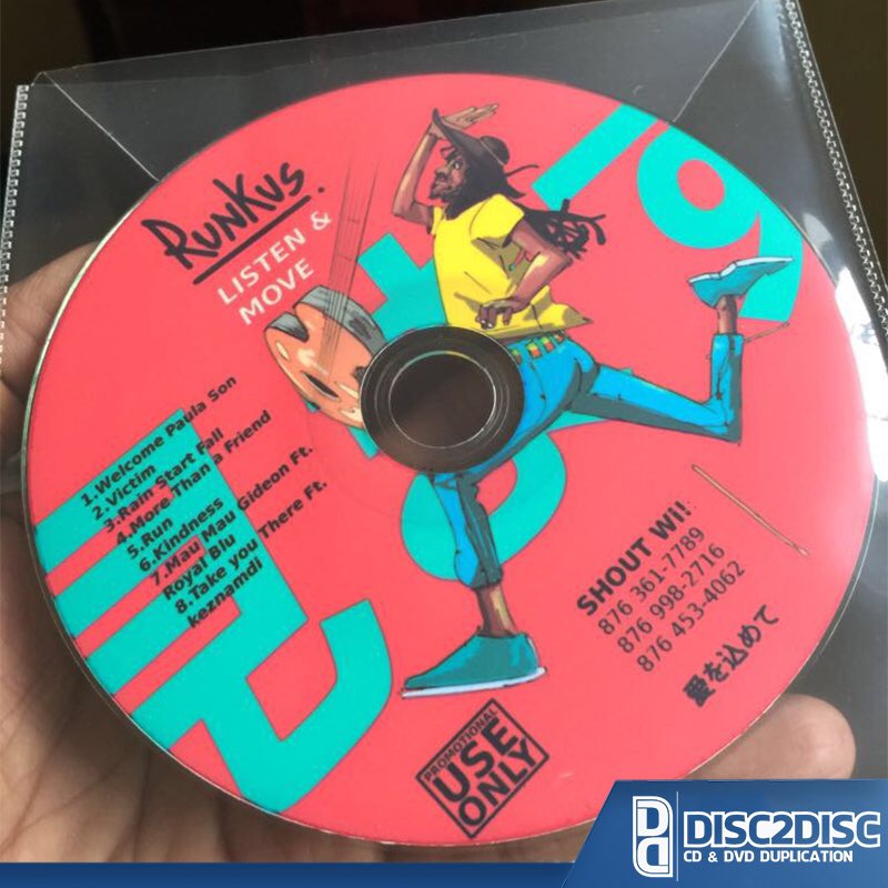 Disc2DiscOnline's tweet photo. Follow the journey of Runkus. Recently published as one of the reggae stars to breakout in 2018. Runkus is a proud customer of #disc2disc π―π² https://t.co/L1pv0NiBEG