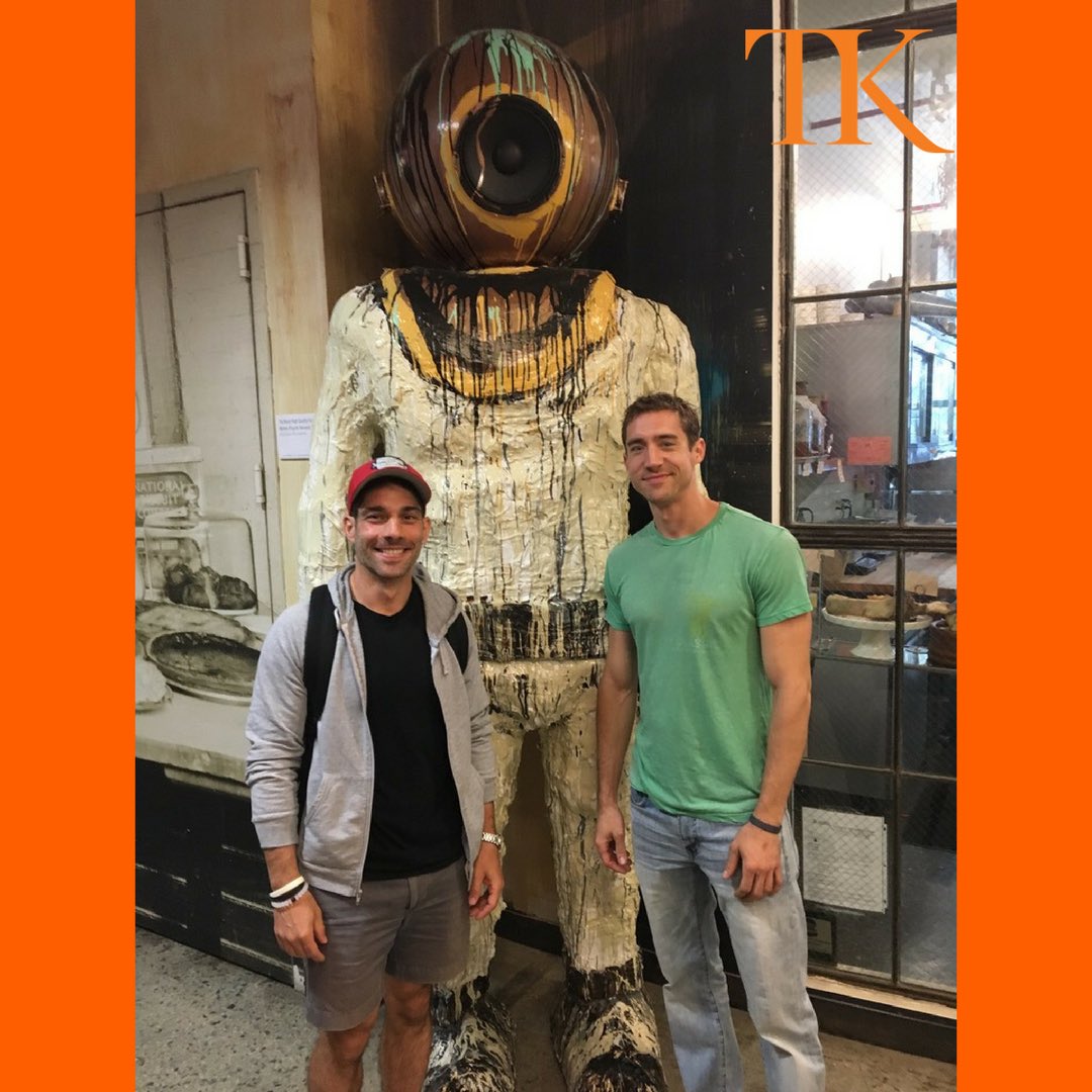 tknickerbocker's tweet photo. #TKActors Josh Zirger and Aristotle Stamat get ready to make the big move to LA! Shot in Building 2 @IndustryCity! #Courage #Passion https://t.co/otLsel1i7C