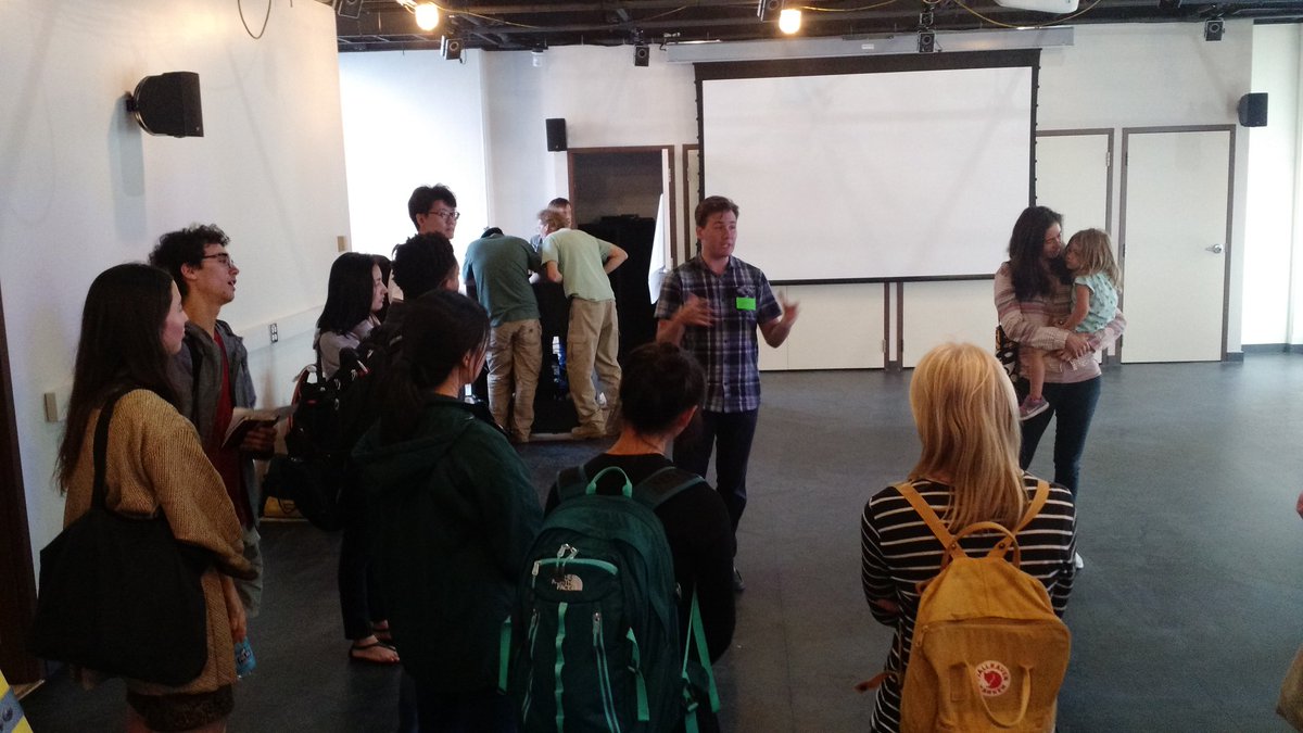 Open house at Yale's new Center for Collaborative Arts and Media - this is the mo-cap, VR studio - can.yale.edu