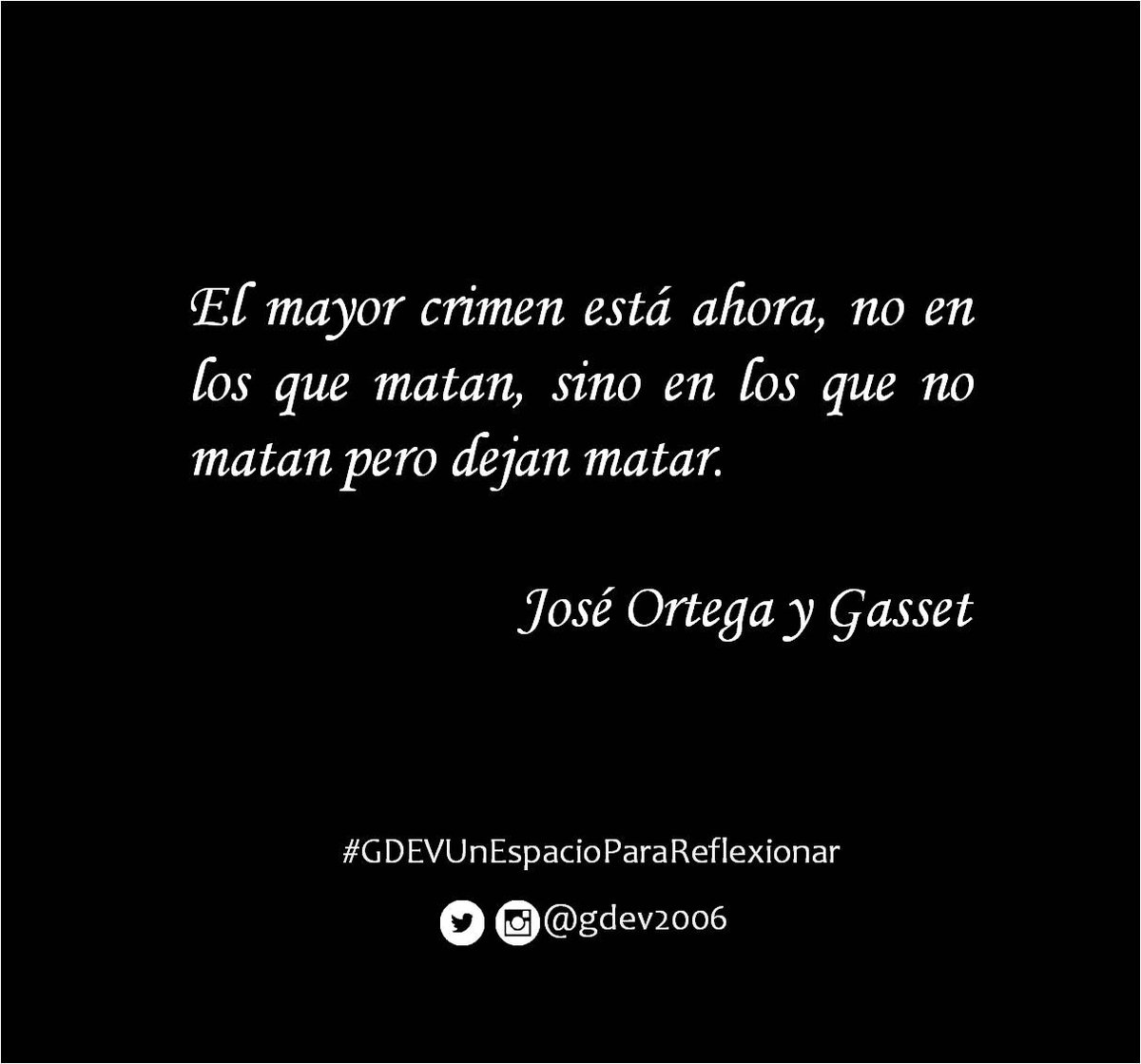 gdev2006's tweet image. #GDEVUnEspacioParaReflexionar