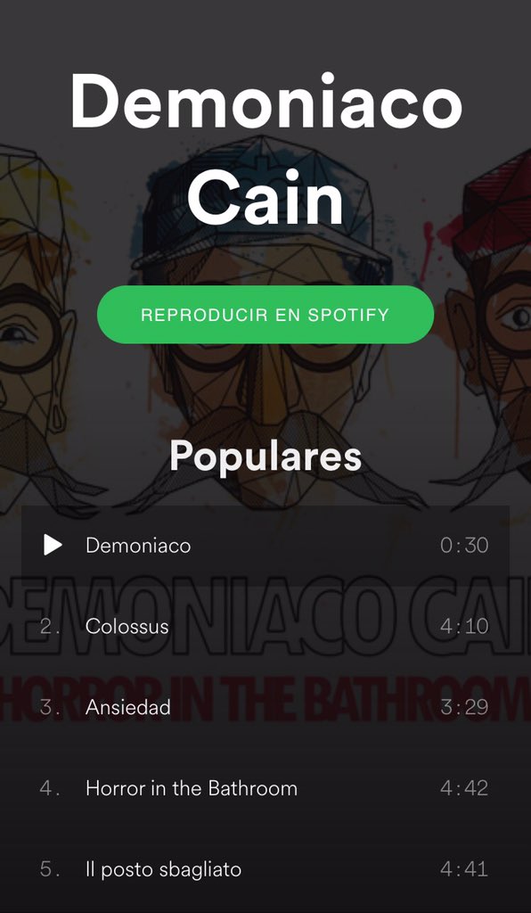 demoniacocain's tweet photo. Pícale a tu Spotify y escucha "horror in the bathroom" ándele!! https://t.co/Ui0sMDXPlv