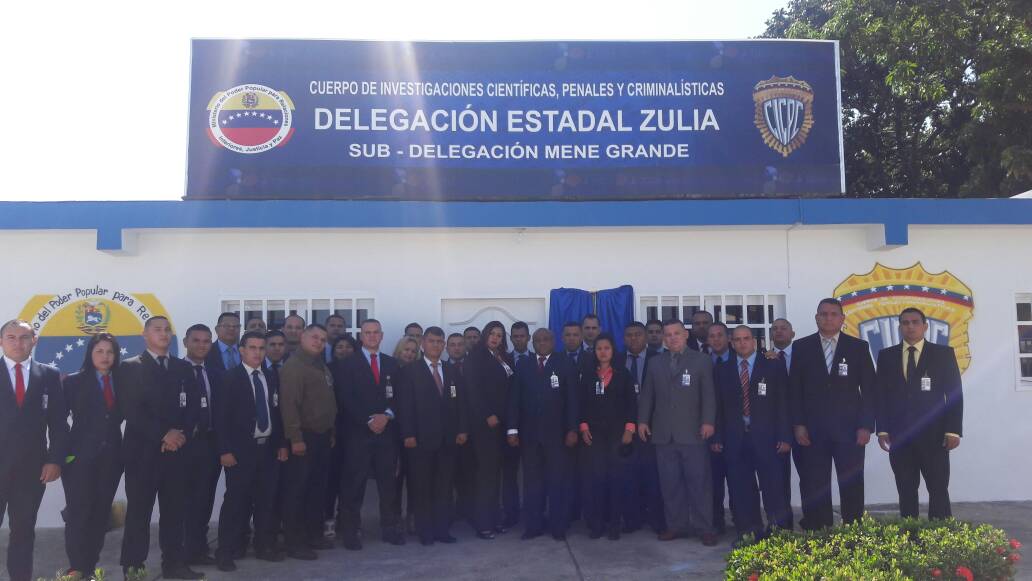 Con la inauguración en Mene Grande, Zulia, son 103 Sub Delegaciones del CICPC en todo el territorio nacional.