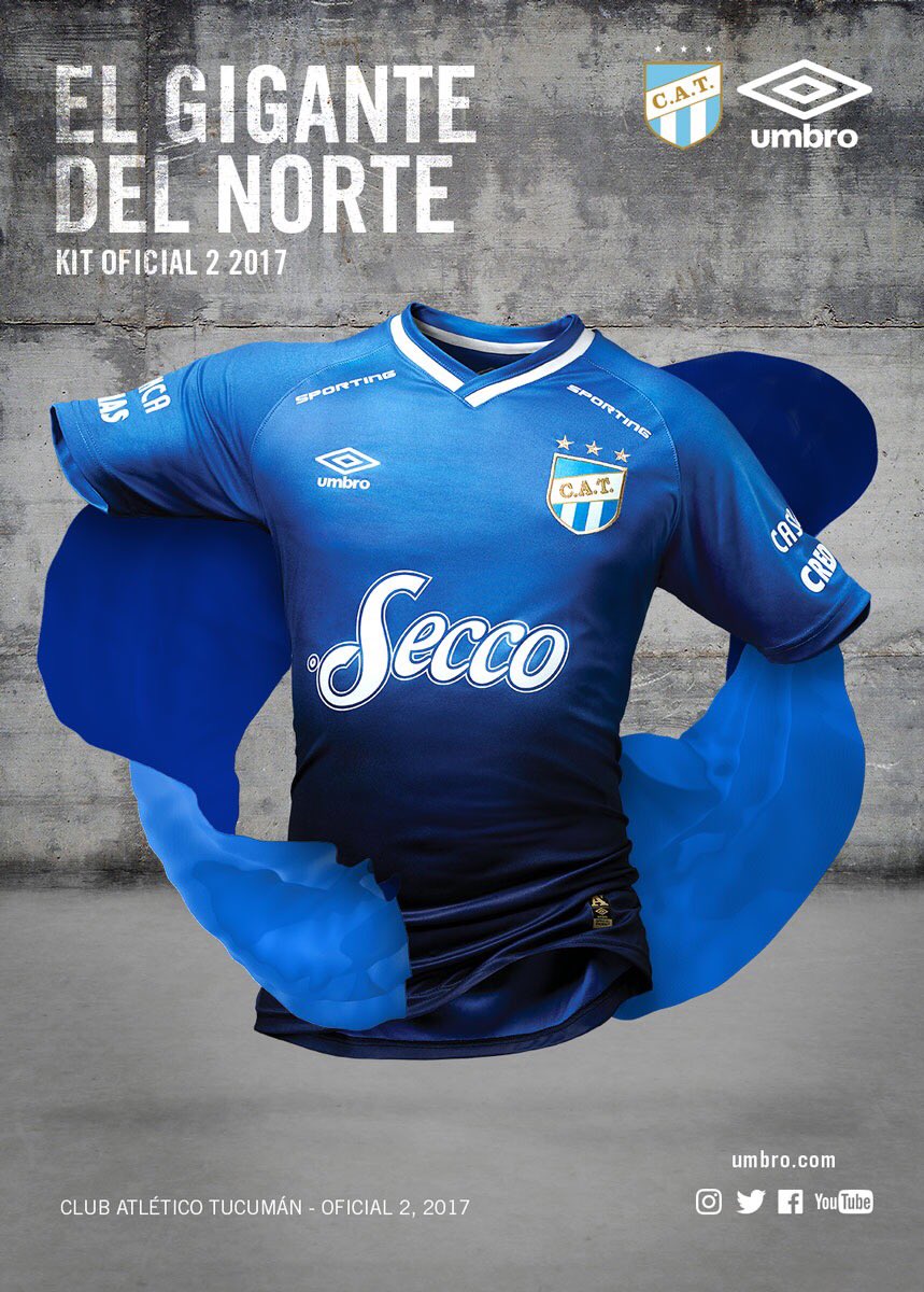 ¡Ya está la nueva camiseta alternativa del Decano! 
#VamosDecano #ElGiganteDelNorte #AtleticoTucuman #EquipoUmbro
bit.ly/umbroatu