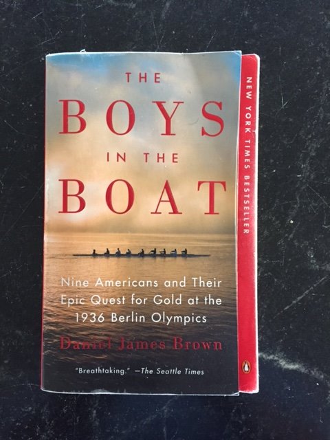 sbolze's tweet photo. My latest #FridayReads The Boys in the Boat by @DJamesBrown.  Definitely worth reading. https://t.co/SQfssDc8LG