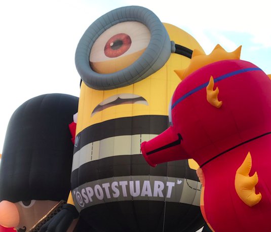 Today, he flies! This #Minion is taking to the skies in Sint Niklaas, Belgium this weekend! #SpotStuart