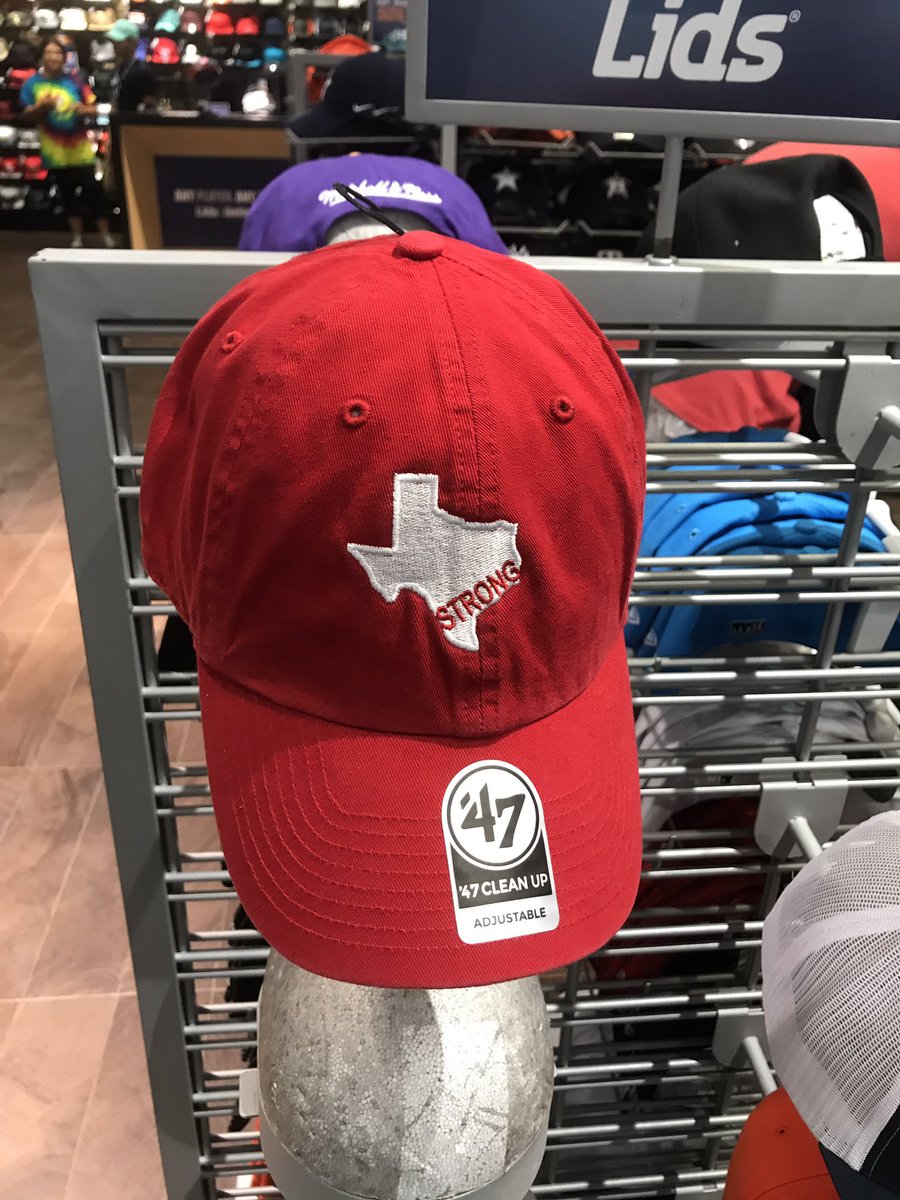 DaJamesDavis's tweet photo. Come thru to baybrook lids by JCPenney &amp; H&amp;M. Hat sales with any of these logos go to donation #HoustonStrong https://t.co/zahW2yGMjH