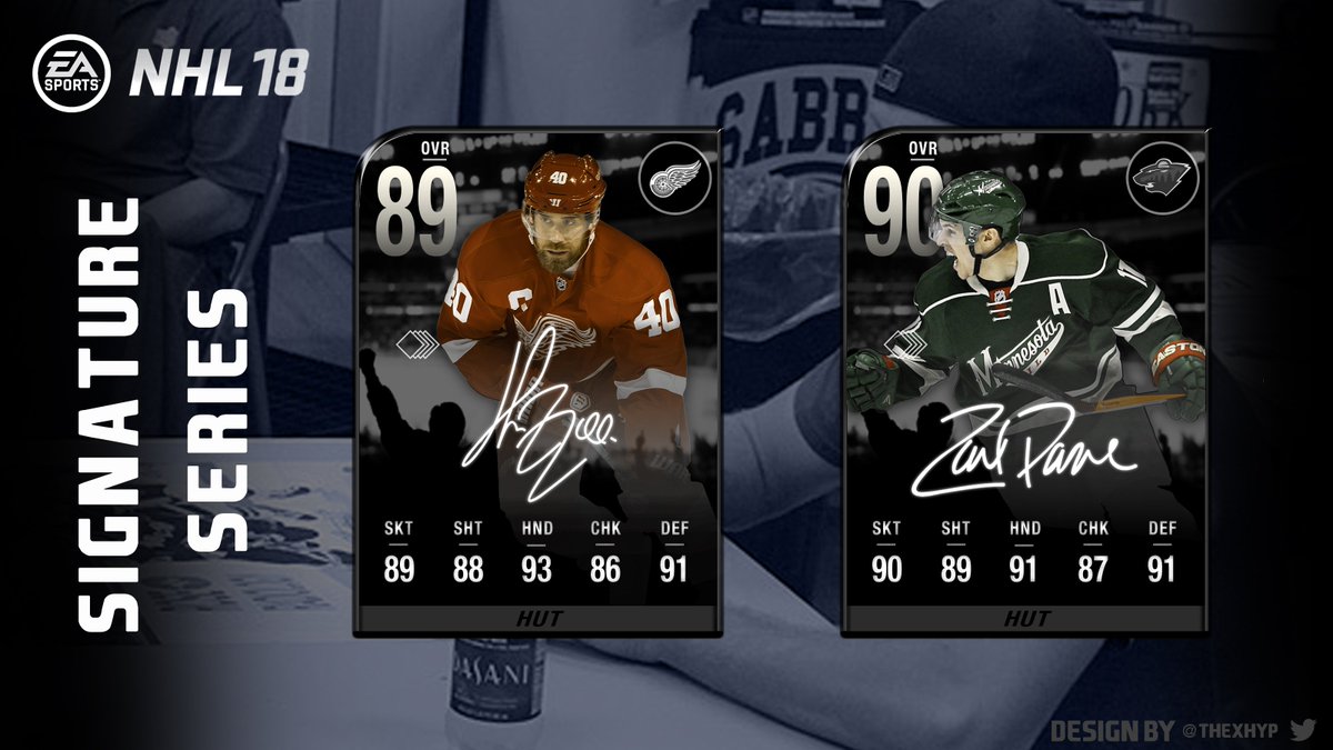 TheXhyp's tweet photo. Signature Series Zetty/Parise and Tavares/Matthews #NHL18 https://t.co/CDLrGohndt